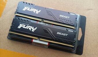 16GB DDR4 RAM Oper. paměti Kingston Beast Black 2666MHz