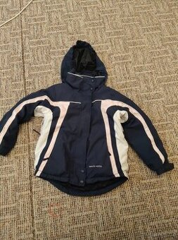 Kvalitní dívčí lyžařská bunda White rock vel.128