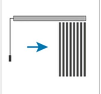 Profil vertikální žaluzie 100Kč