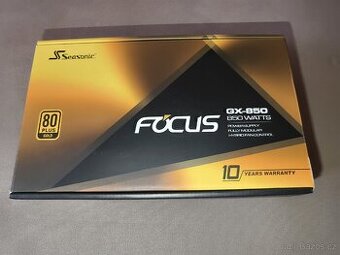 Počítačový zdroj Seasonic Focus gold GX850 záruka do 2032
