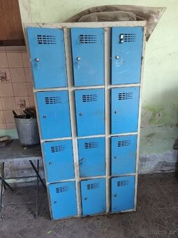 Plechova skříň 12-box 180 x 90 cm