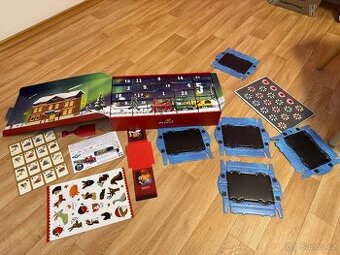 Papírový vánoční vláček – nový, nepoužitý