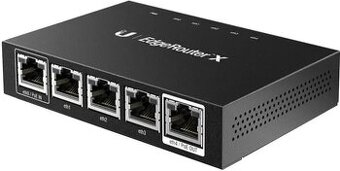 Ubiquiti EdgeRouter X.

Router, 4× GbE RJ-45, 1x WAN.
