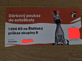 Poukaz autoškola Nobe