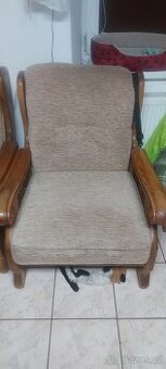 Rustikální sedací souprava 3+2+1