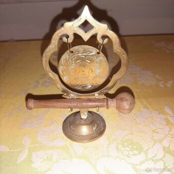 Gong Indie dekorace s dřevěnou paličkou