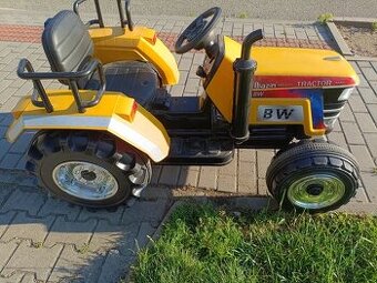 Elektrický traktor Blazin žlutý