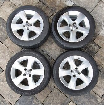 Letní kola ALU 4x100 Opel - Hankook 195/55/R16 6.4mm