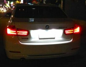 LED osvetleni ŠPZ značky BMW