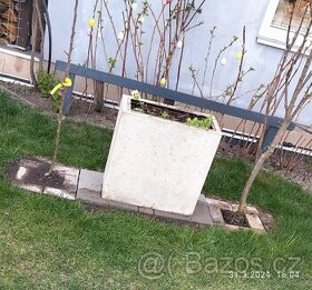Velký betonový květináč - 1