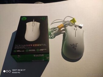 Razer Deathadder Essential White Ed. + lepší switche