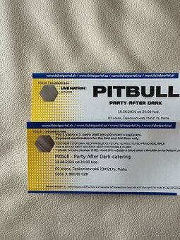 PITBULL vip skybox - 2 vstupenky (1 za 7000,-)