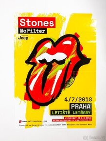 Plakáty - Guns'n'Roses a Rolling Stones v Praze