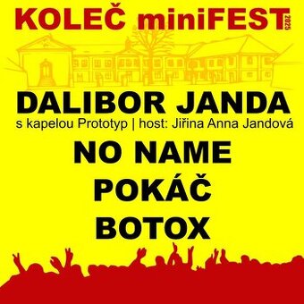 KOLEČ niniFEST 13.9.2025 od 16hod, 2 dospělé vstupenky