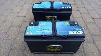 Prodám 2x autobaterii EXIDE AGM 96Ah