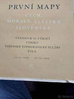 První mapy Čech, Moravy, Slezka a Slovenska - 1