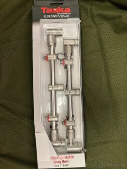 2 nerez hrazdy Taska 3 Rod Adjustable Snag Bars 9” a 10”