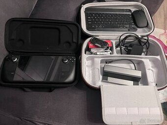 Steam Deck 64GB + 512 Gb + dokovačka a další
