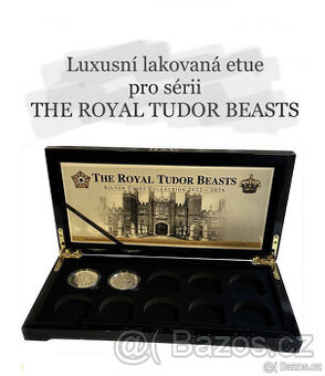 Lakovaná etue pro stříbrné mince Tudor Beasts 10x2oz