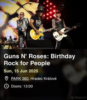2x Rock for People / Guns N‘ Roses 15.6