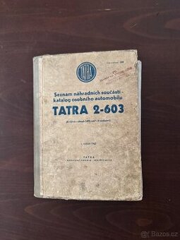 tatra 603- seznam nahradnich soucasti- rok 63