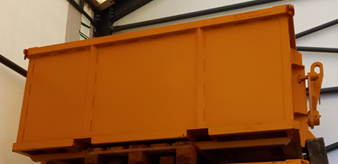Kovový kontejner 1,6m3 - 4000 kg