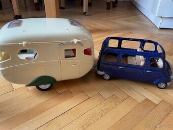 Sylvanian families karavan + auto