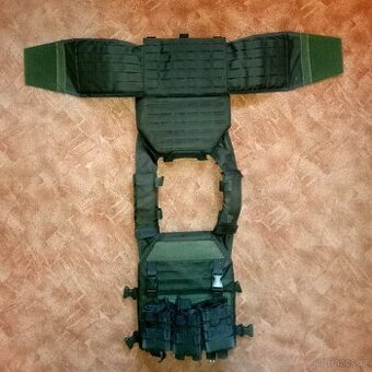 Airsoft nosič plátů spider MPC - ranger green