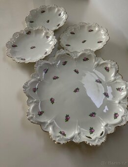 Porcelánová sada MZ Altrohlau tác+ talířky