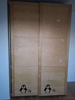 Šatní skříň pax 236/150/60