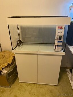 Prodám akvárium Juwel Rio 125 (bílé) s vybavením