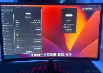 Mac mini + zahlý 144hz Monitor 24 Samsung