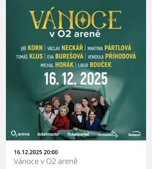Vánoce v O2 aréně -  klubové patro VIP