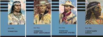 Vinnetou I-IV - Karel May, KOD 85 (nové vydání, nečtené)