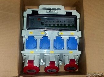 Zásuvková skříň jištěná 3x400V 4x230V