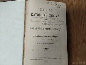 Kniha - Duch katolické obnovy