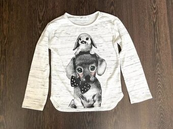 Lehký dívčí svetřík H&M - 152/158