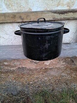 Velky smaltovany  hrnec