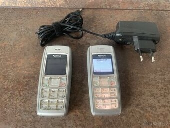 NOKIA 1600 - jedna v češtině, jedna v angličtině + nabíječka