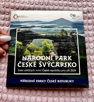 Sada oběžných mincí 2024 Národní parky - České Švýcarsko sta