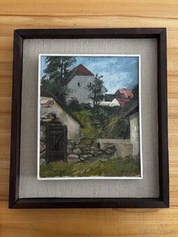 Obraz Milena Nečásková, Nedvědice, olej 45x52
