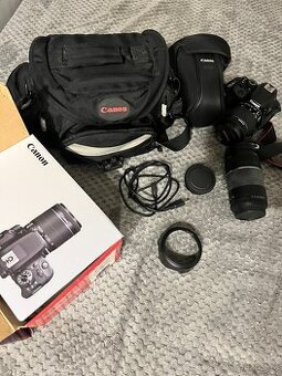 Canon EOS 100D + 2 objektivy tašky