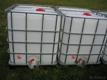 IBC kontejner,nádrž na vodu 1000 litrů, na pitnou též