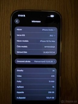 iPhone 16 Pro Max 256GB