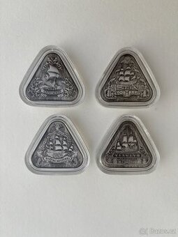 Stříbrné mince 1OZ série Shipwreck “Vraky lodi” Antique