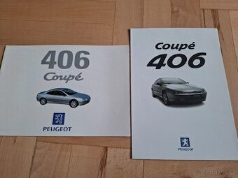 Reklamní automobilové prospekty Peugeot 406 Coupé