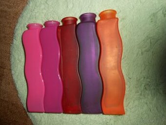 RETRO tvarované vázy IKEA 90.léta - matné mají na povrchu