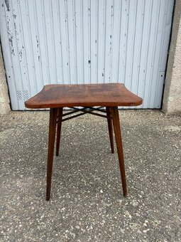 Retro dřevěný konferenční stolek