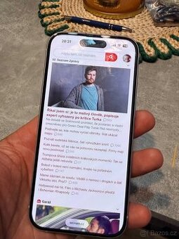 Vyměním iPhone 15 128Gb modrý
