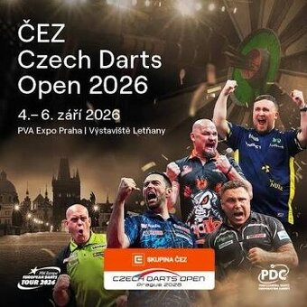 NEDĚLE odpoledne - Czech Darts Open